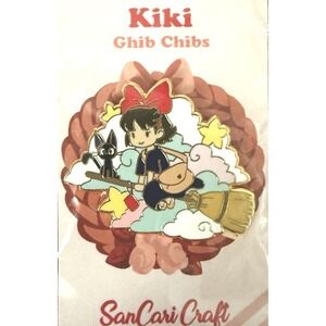 Studio Ghibli Kiki's Delivery Service Metal Enamel Pin 1.5"